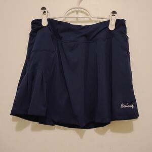 Baleaf Navy Blue Athletic Skort | Built-In Shorts | Size M